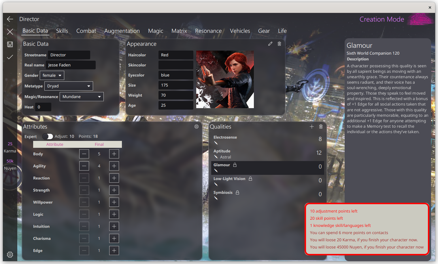 Shadowrun 6 Foundry Game System – RPGFramework – A roleplaying toolset